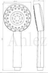 Tondo 5 Fonksiyonlu Duş Başlığı Spiral Duş Hortumu 150 Cm Duş Takımı Duş Sistemi