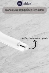 Bianco 3 Fonksiyonlu Duş Başlığı Duş Hortumu Hediyeli