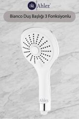 Bianco 3 Fonksiyonlu Duş Başlığı Duş Hortumu Hediyeli