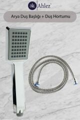 Arya Duş Başlığı 150 Cm Spiral Duş Hortumu Duş Takımı Duş Seti