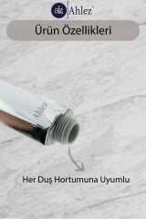 Arya Duş Başlığı + Spiral Duş Hortumu + Büyük Mafsal Duş Takımı Duş Seti