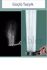 Maxima Krom Turbo 5 Fonksiyonlu Duş Başlığı El Duşu