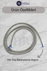 Maxima Krom Turbo 5 Fonksiyonlu Duş Başlığı Ve Duş Hortumu Duş Seti