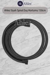 Maxima 5 Fonksiyon Duş Başlığı , Siyah Duş Hortumu ve Mafsal Duş Seti