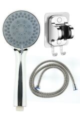 Pena Fonksiyonlu Duş Başlığı , 3M Yapışkanlı Mafsal ve Duş Hortumu Seti