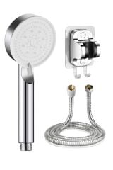 Maxima Krom 5 Fonksiyonlu El Duşu , Yapışkanlı Duş Mafsalı ve Duş Hortumu 3'lü Duş Seti