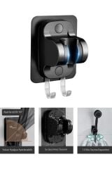 Masajlı Filtreli 3 Fonksiyonlu El Duşu , Yapışkanlı Mafsal Ve Siyah Örgülü Duş Hortumu 3'lü Set