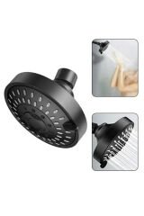 Ankastre 5 Fonksiyon Tepe Duş Başlığı Mat Siyah Gömmeli Duvardan Duş Seti Başlığı