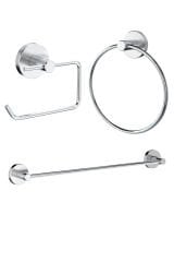 Dolce Kapaksız Kağıtlık + Yuvarlak Havluluk + Uzun Havluluk Banyo Set