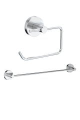 Dolce Kapaksız Kağıtlık + Uzun Havluluk 40cm Banyo Seti