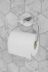 Dolce Kapaklı Tuvalet Kağıtlık + Açık Kağıtlık + Yuvarlak Havluluk Banyo Seti