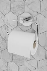 Dolce İkili Bornoz Askılık + Kapaksız Tuvalet Kağıtlık + Yuvarlak Havluluk Banyo Seti