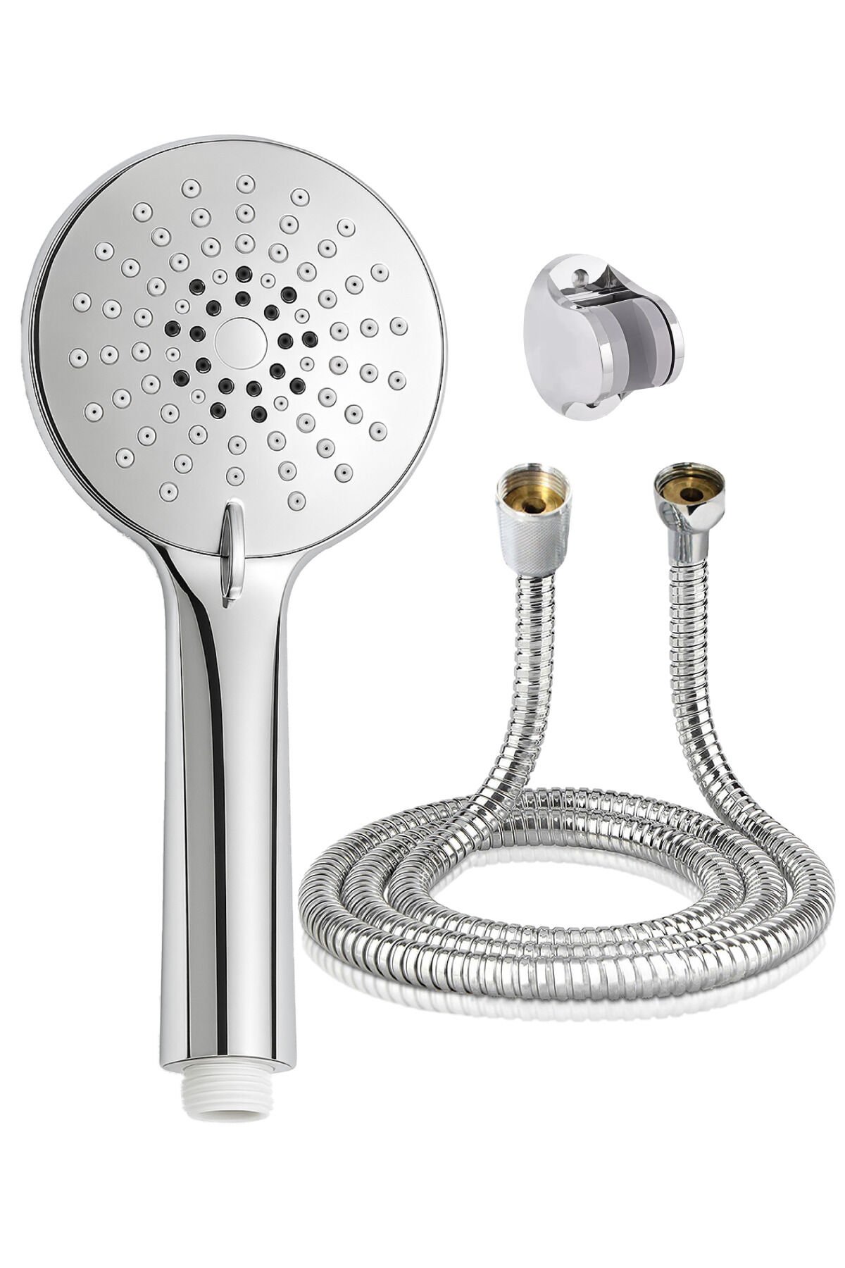 Elmas 5 Fonksiyon El Duşu , Örgülü Duş Hortumu ve Mafsal