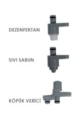 Xinda Mat Siyah Fotoselli Sıvı Sabunluk - Dezenfenktan Verici Ve Köpük Verici