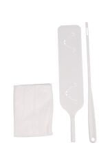 Pratik Başlıklı Girintili Yüzey Dip Köşe Raf Temizleme Sihirli Toz Alma Fırçası 10 Adet Bez Hediyeli