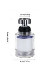 Su Tasarruflu Musluk Başlığı – 360° Döner, Filtreli & Kireç Önleyici Aparat