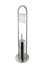 Ayaklı Banyo Tuvalet Kağıtlık Ve Fırçalık Seti