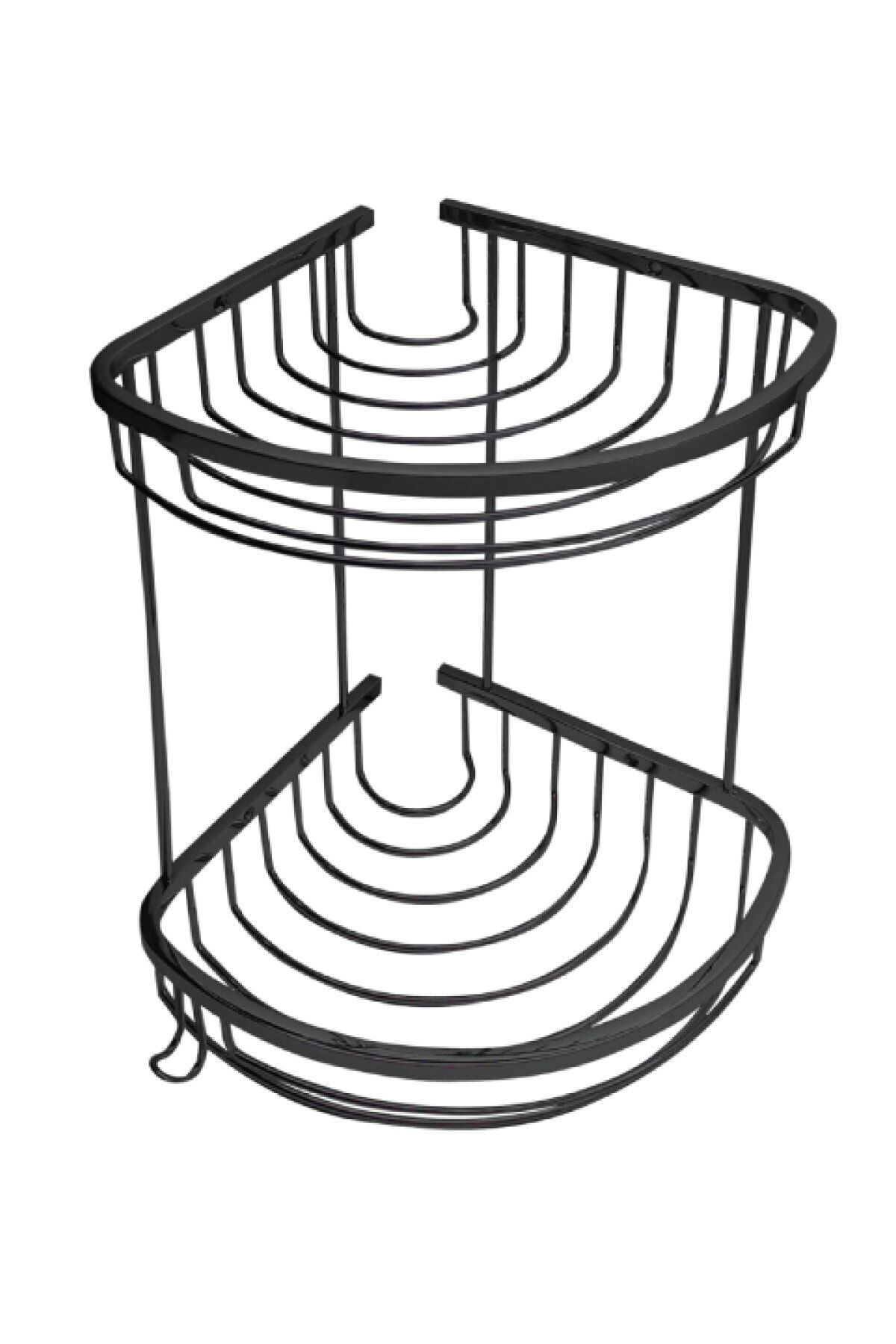 Siyah Deniz Ikili Süngerlik Şampuanlık 18x18 Cm Pirinç