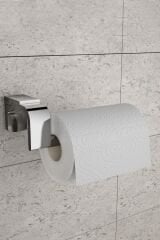 Premium Paslanmaz Açık Kapaksız Tuvalet Kağıtlık 2 Adet