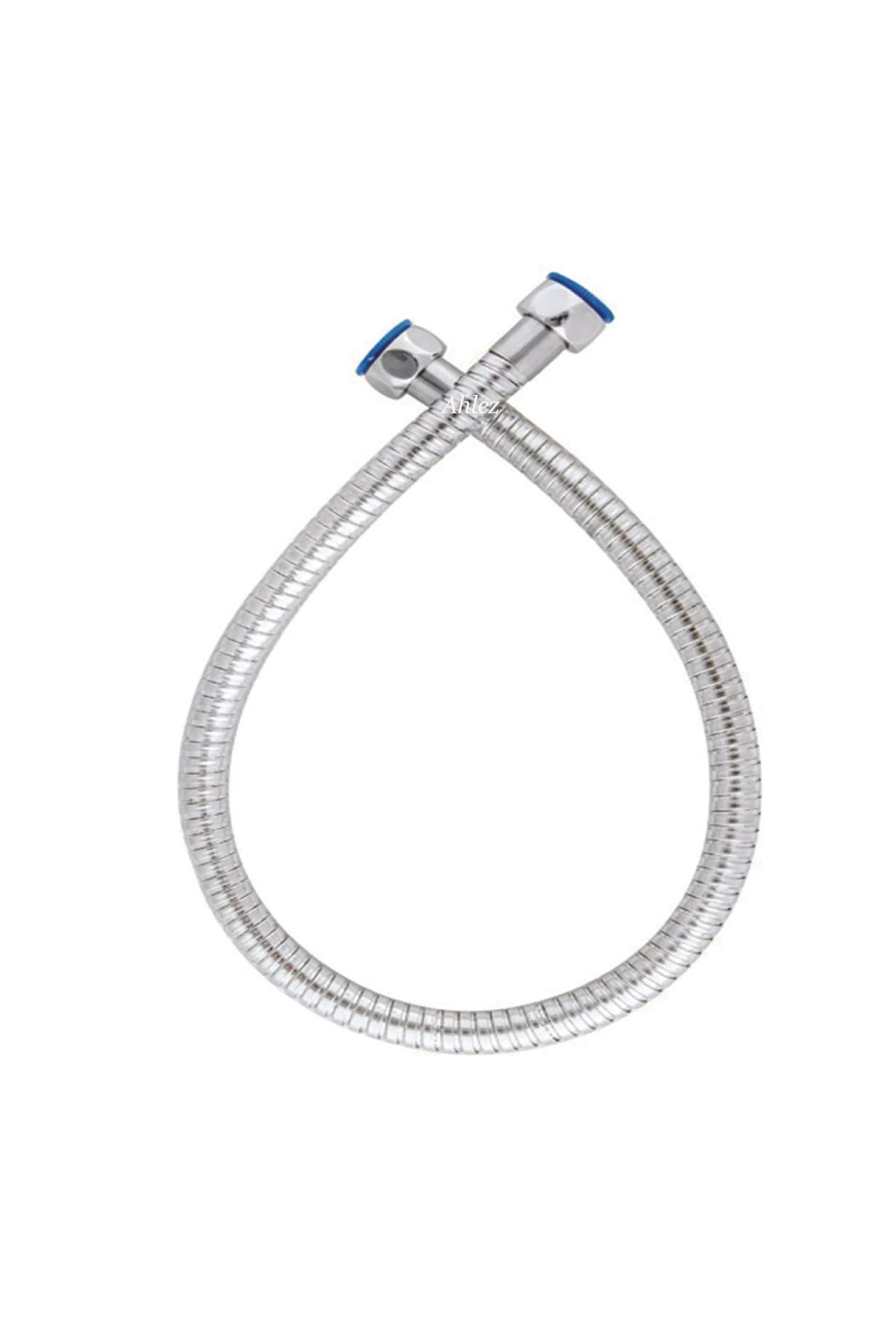 1/2-1/2 Kısa Robot Tepe Spiral Duş Hortumu 60cm