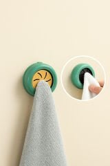 2'li Çok Amaçlı Pratik Tak Çek Güçlü Yapışkanlı Askılık Banyo Lif Askısı Mutfak Bez Askı Havlu Askı