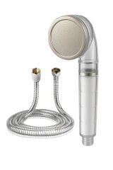 Filtreli Taşlı Mineralli Duş Başlığı ve Örgülü Duş Hortumu