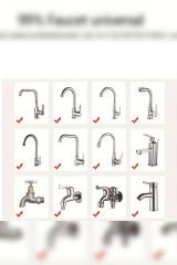 Flex Plastik Hortumlu Esnek Ayarlanabilir Musluk Başlığı 2 Aşamalı