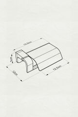 Premium Uzun Havluluk 48 cm ve Kapaklı Kağıtlık İkili Banyo Seti