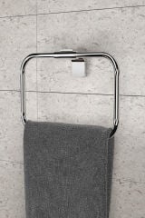 Premium Uzun Havluluk + Kare Yuvarlak Havluluk + Kapaksız Kağıtlık Banyo Seti