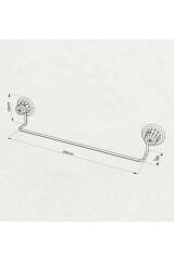 Vega Krom Vakumlu Yapışkanlı Paslanmaz Uzun Havluluk