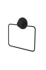 Vega Mat Siyah Vakumlu Yapışkanlı Kare Havluluk